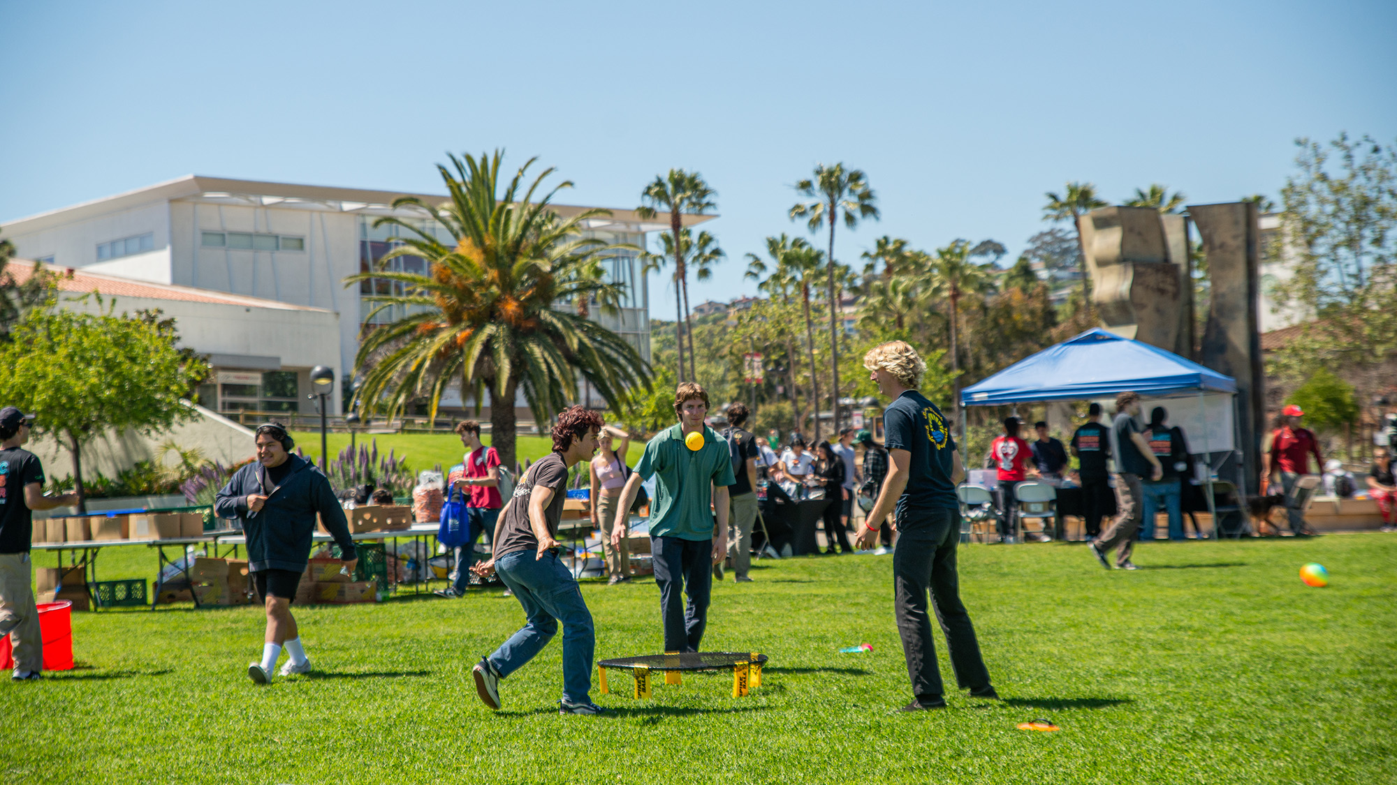 Festival on west lawn