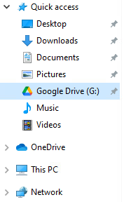 Google Drive filestream